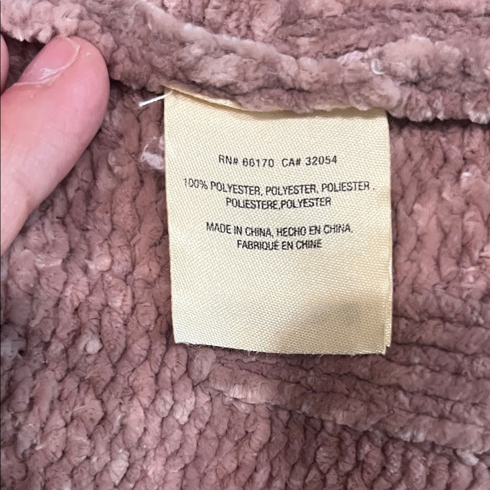 (287) Anthropology Moth Blush Pink Open-Front Cardigan - Picture 5 of 5